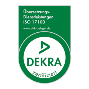 dekra-iso-zertifiziert uebersetzungsdiensleistung iso 17100
