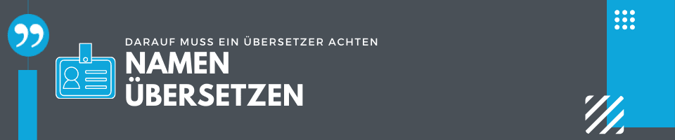 Namen übersetzen