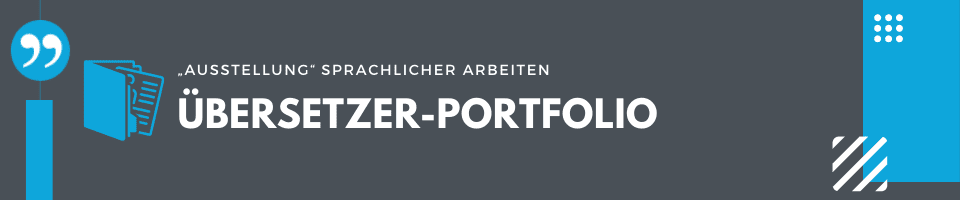 Übersetzer-Portfolio